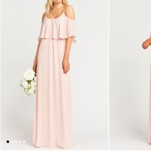 Dusty Blush Crisp Show Me Your Mumu Bridesmaid Drs